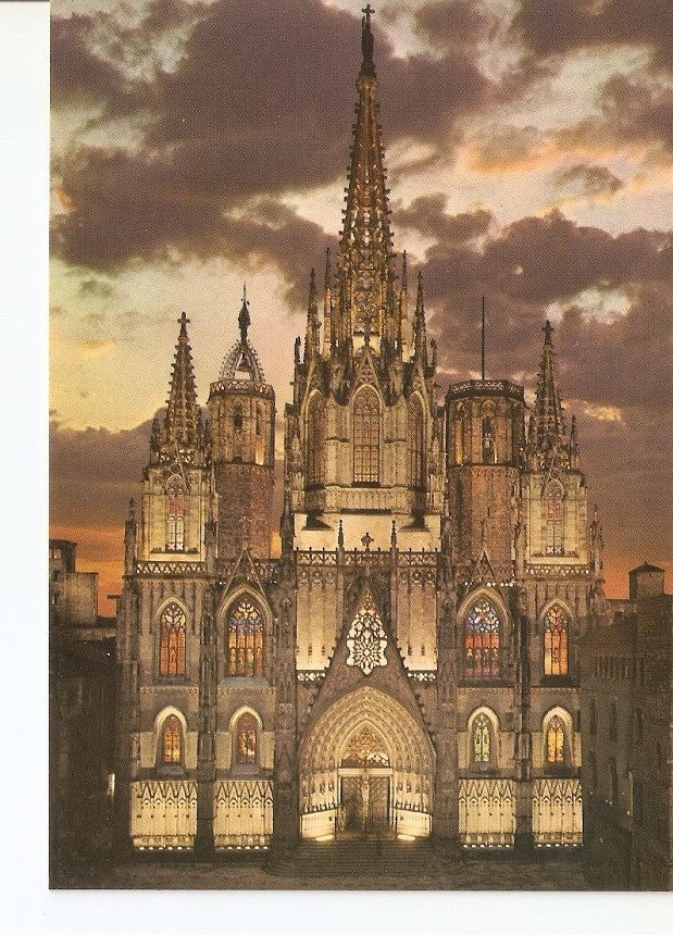 Postal 029179 : Barcelona, La Catedral