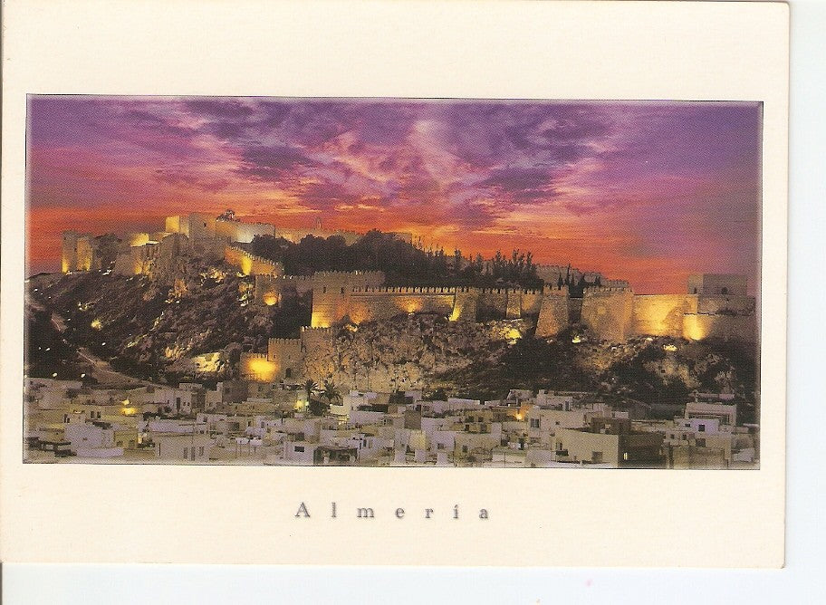 Postal 029181 : Almeria. El encanto de la Alcazaba nocturna