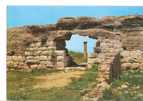 Postal 029201 : Costa Brava, Ampurias. Puerta y calle principal de la colonia romana
