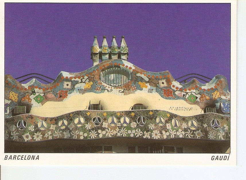 Postal 029214 : Barcelona, Casa Batllo - Arquitecto A. Gaudi
