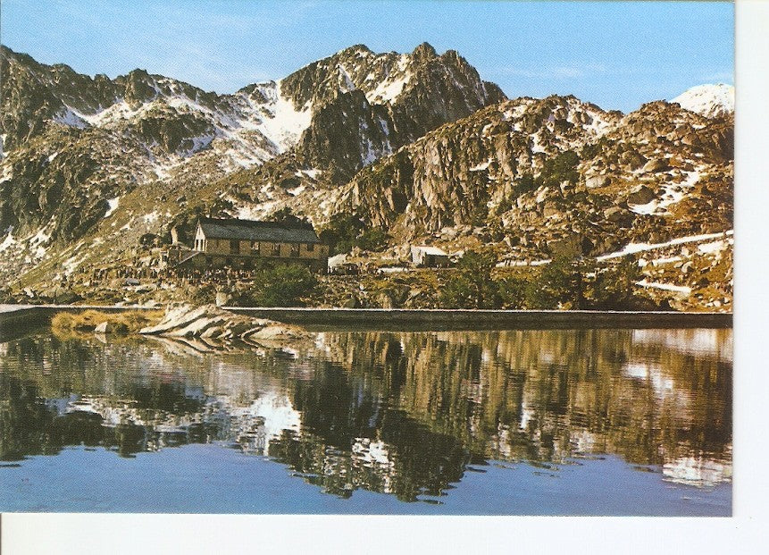 Postal 029217 : Pirineu Centrañ, Estany i Refugi dAmitges