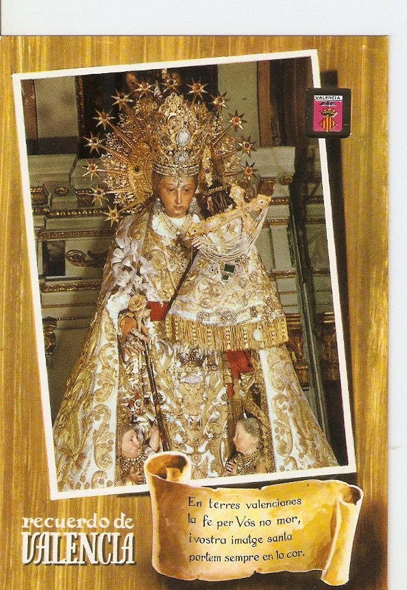 Postal 029252 : Valencia, nuestra Señora de los Desemperados, Patrona principal de la region Valenciana