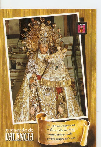 Postal 029252 : Valencia, nuestra Señora de los Desemperados, Patrona principal de la region Valenciana