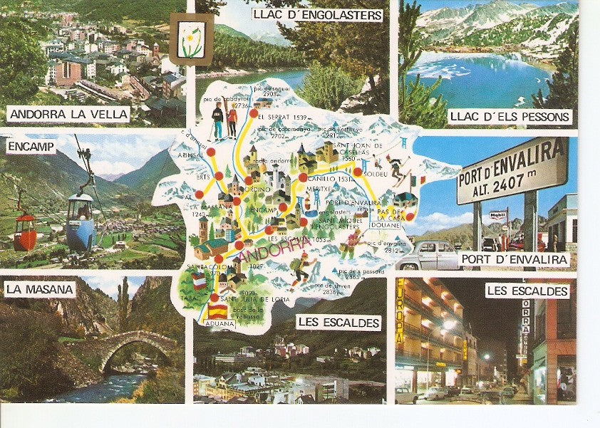 Postal 029268 : Valls dAndorra 
