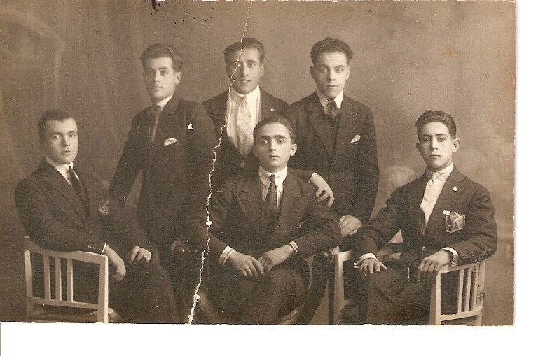 Postal 029286 : Grupo de hombres