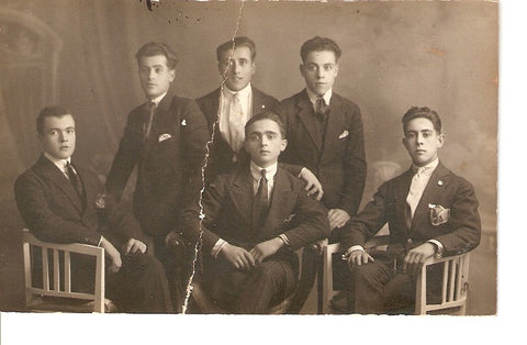 Postal 029286 : Grupo de hombres