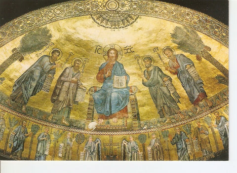 Postal 029295 : Roma, Basilica di S. Paolo - Mosaico dell Abside