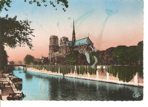 Postal 029325 : Paris, vue vers lAbside de Notre-Dame