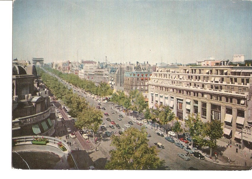 Postal 029332 : Paris - Les Champs-Elysees