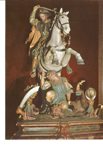 Postal 029346 : Santiago de Compostela. Catedral, Imagen procesional del Apostol Santiago