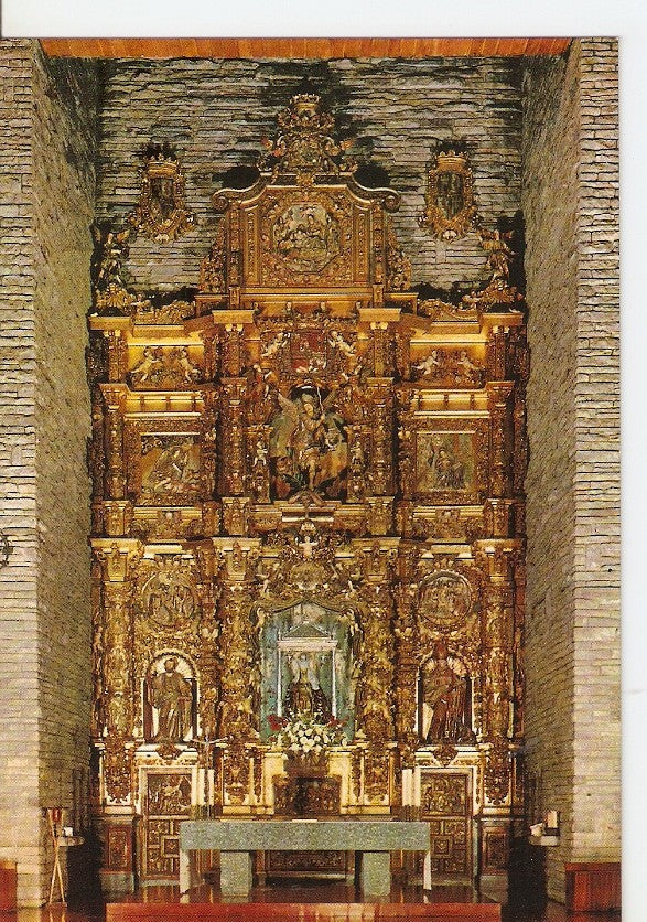 Postal 029357 : Santuario de Nuestra Señora del Camino (Leon), Retablo Barroco