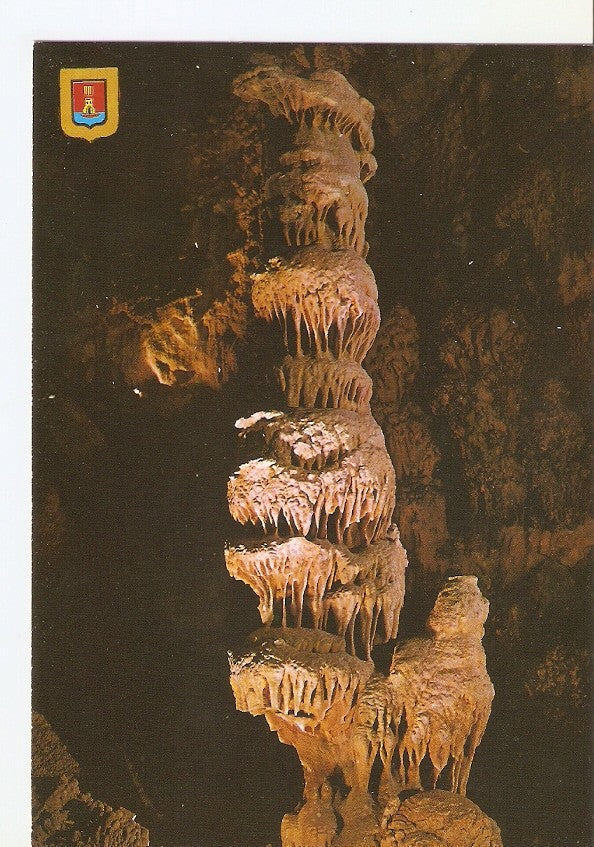 Postal 029371 : Alicante. Busot. Cuevas de Canalobre, Candelabro
