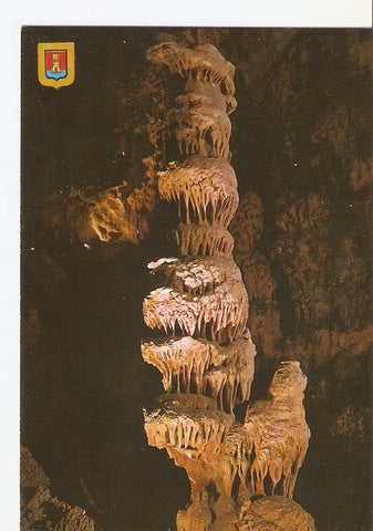 Postal 029371 : Alicante. Busot. Cuevas de Canalobre, Candelabro