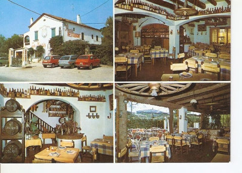 Postal 027433 : Restaurante La Masia men, Sitges (Barcelona)