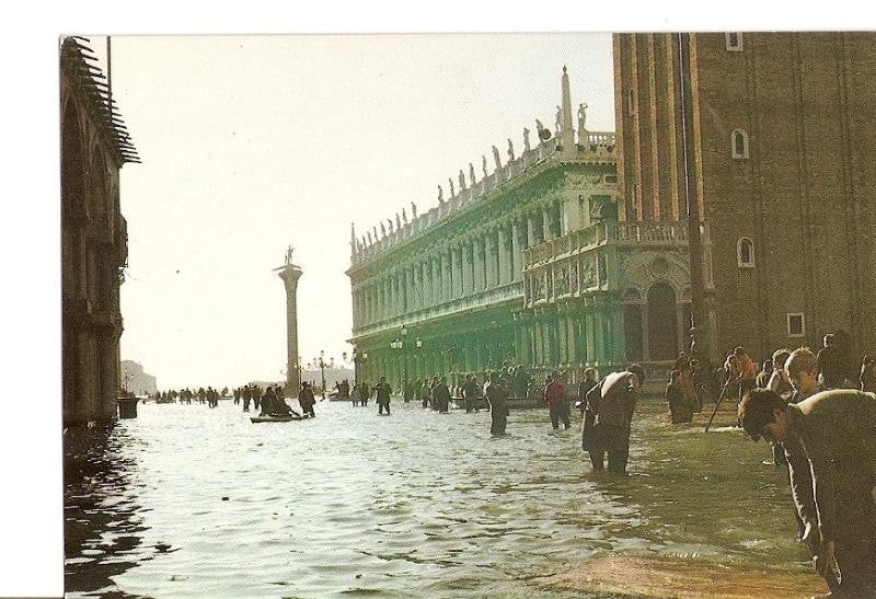 Postal 027607 : Venice: High Water in St. Marks
