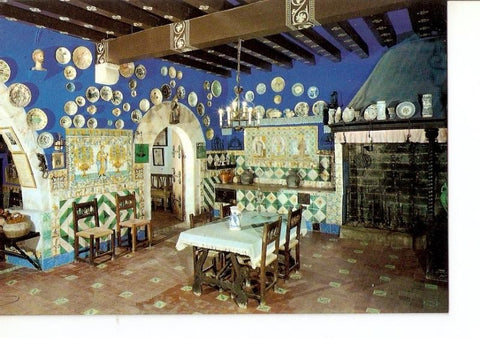 Postal 028142 : Sitges. sala de los azulejos del Cau Ferrat