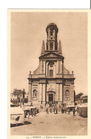 Postal 027612 : Brest, Eglise Saint-Louis