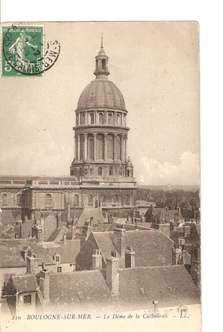 Postal 027613 : Boulogne-Sur-Mer - Le Dome de la Cathedrale