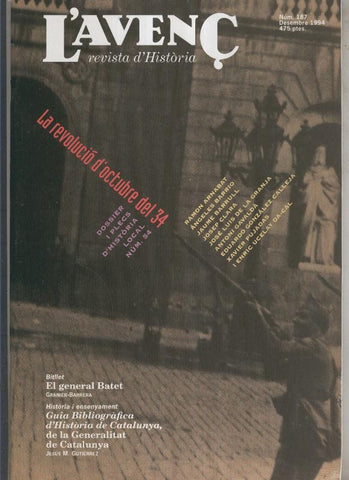 L'Avenç numero 187: El general Batet