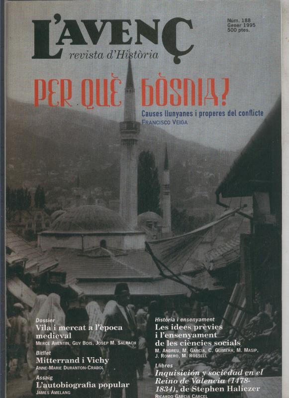 L'Avenç numero 188: Turquia, cap a una  nova republica, Argelia la mordassa militar 