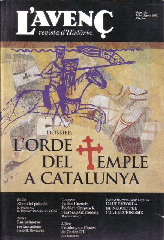 L'Avenç numero 161: L'orde del temple a Catalunya