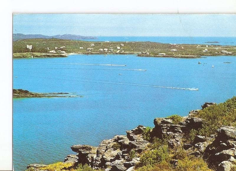 Postal 028445 : Costa Brava, Cadaques. Entrada a la Bahia