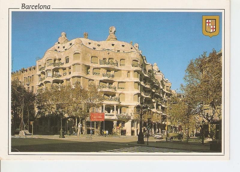 Postal 029235 : Barcelona : La Pedrera