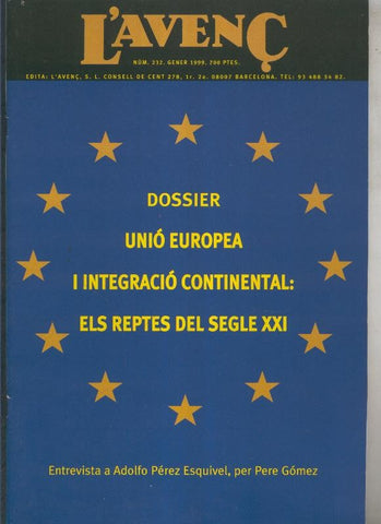 L'Avenç numero 232: Brunetiere, Barres i el catalanisme finisecular