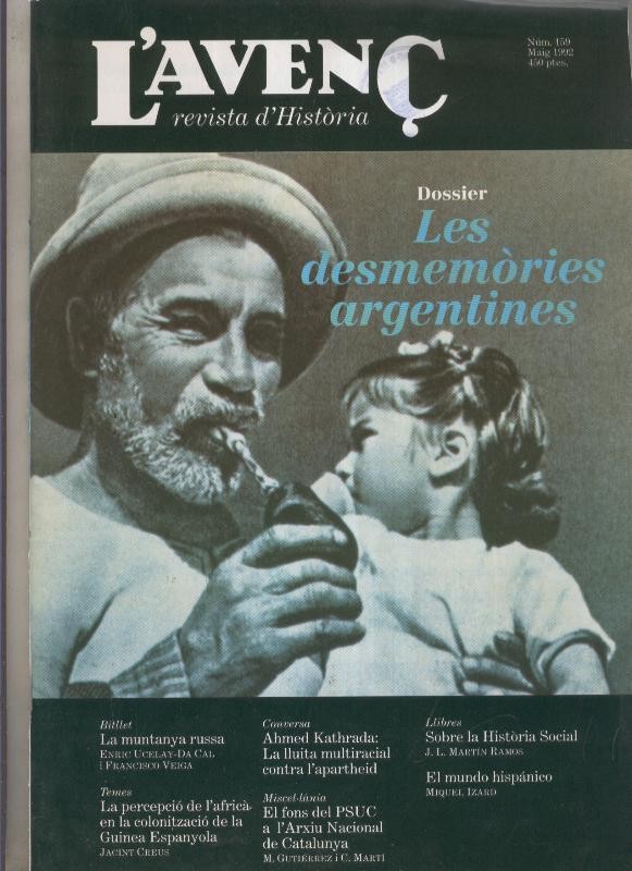 L'Avenç numero 159: El mundo hispanico, El fons del PSCUC a l'Arxiu Nacional de Catalunya