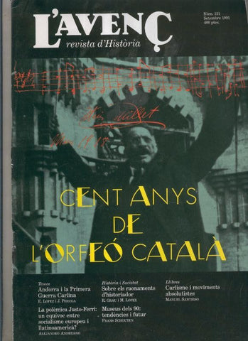 L'Avenç numero 151: Cent anys de L'orfeo catala