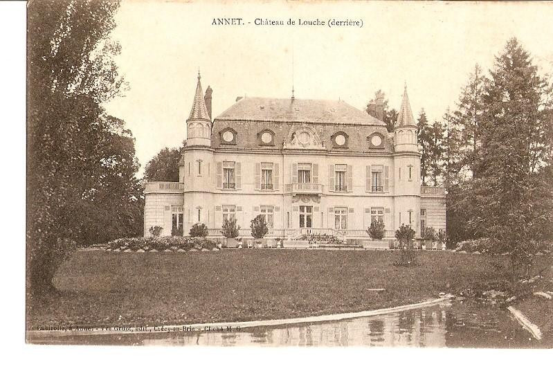 Postal 028805 : Annet - Chateau de Louche (derriere)