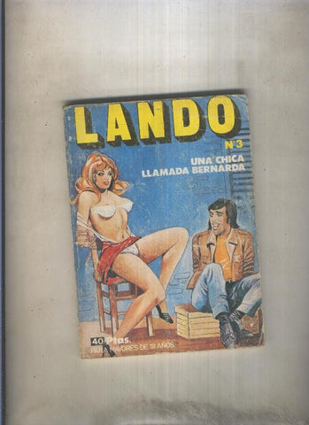 Lando numero 03: Una chica llamada Bernarda (numerado 3 en trasera)