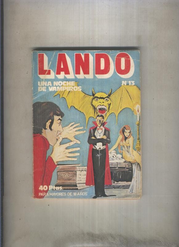 Lando numero 13: Una noche de vampiros (numerado 1 en trasera)
