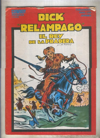 Dick Relampago numero 01 (numerado 1 en trasera)