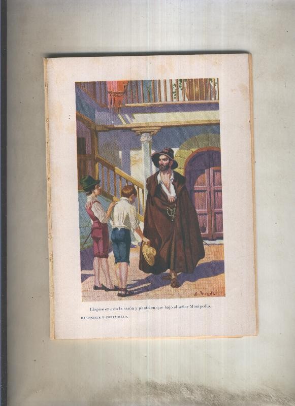 Rinconete y Cortadillo  (47 paginas + 1 ilustracion color de E.Vicente
