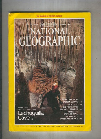 National geographic 1991 March: Charting the splendors of lechuguilla cave