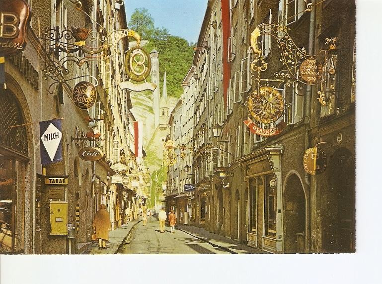 Postal 020830 : Getreidegasse (cereal Street)