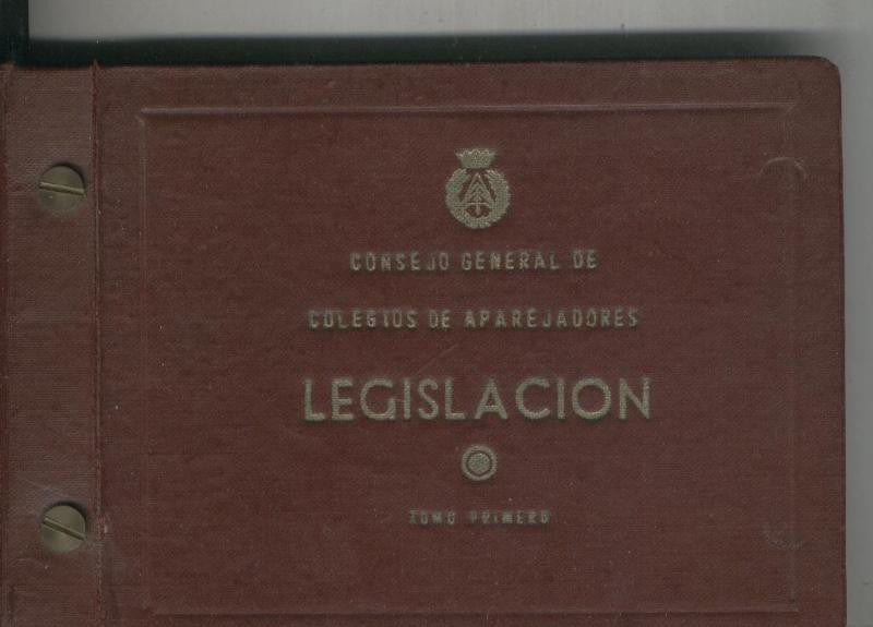Legislacion Tomo primero