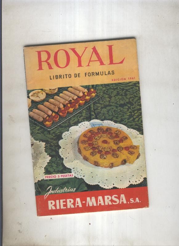 Royal. Librito de formulas