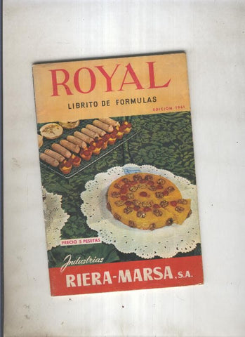 Royal. Librito de formulas