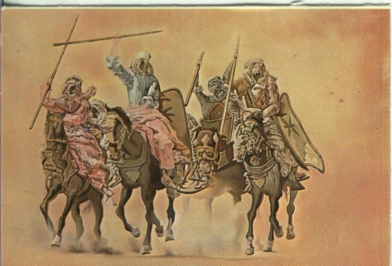 Postal 001197: Dali-estudio batalla tetuan
