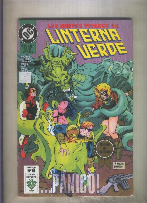 Grupo Editorial VID: Linterna Verde especial numero 6: Panico (con precinto editorial)