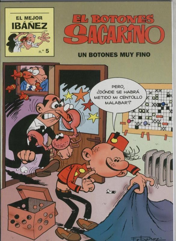 El Mejor Ibañez numero 5: El Botones Sacarino (numerado 2 en interior cubierta)