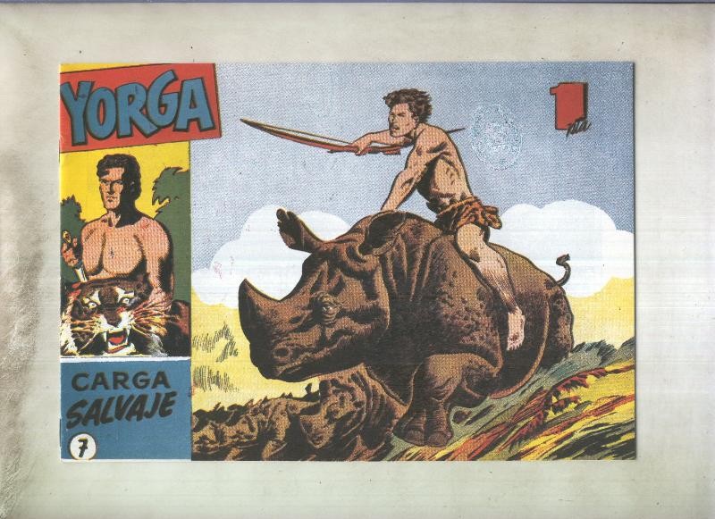 Yorga fakir indio, facsimil numero 07; Carga salvaje