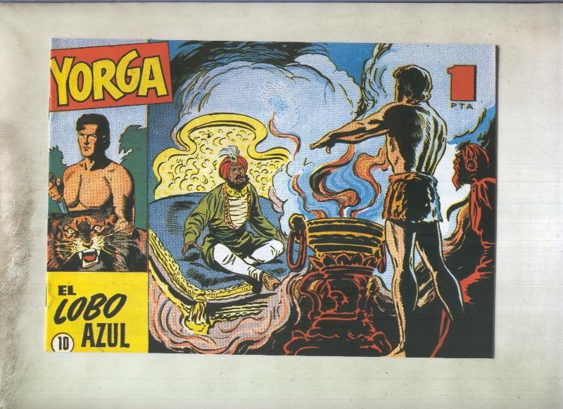Yorga fakir indio, facsimil numero 10: El lobo azul