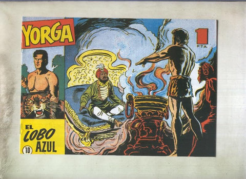Yorga fakir indio, facsimil numero 10: El lobo azul