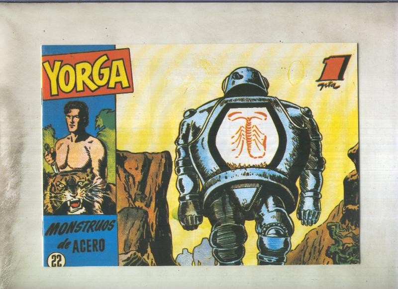 Yorga fakir indio, facsimil numero 22: Monstruos de acero