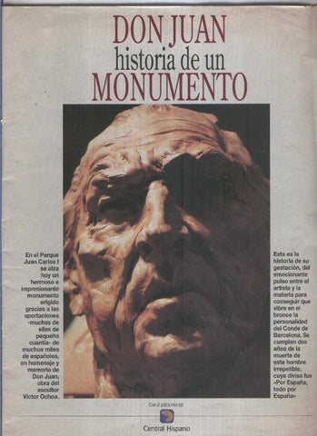 Don Juan Historia de un monumento (fasciculo 32 paginas)