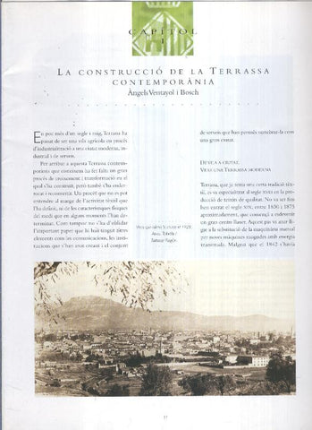 Terrassa capitol I: La construccion de la Terrassa Contemporania