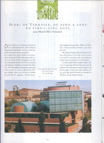 Terrassa capitol: XV: Diari de Terrassa: de zero a cent en vint-i-cinc anys